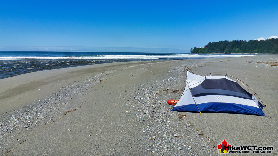 Carmanah Creek Tent View