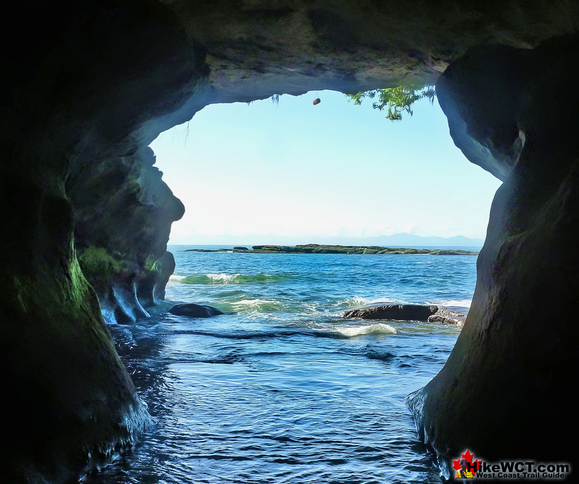 Owen Point Sea Cave and Owen Island