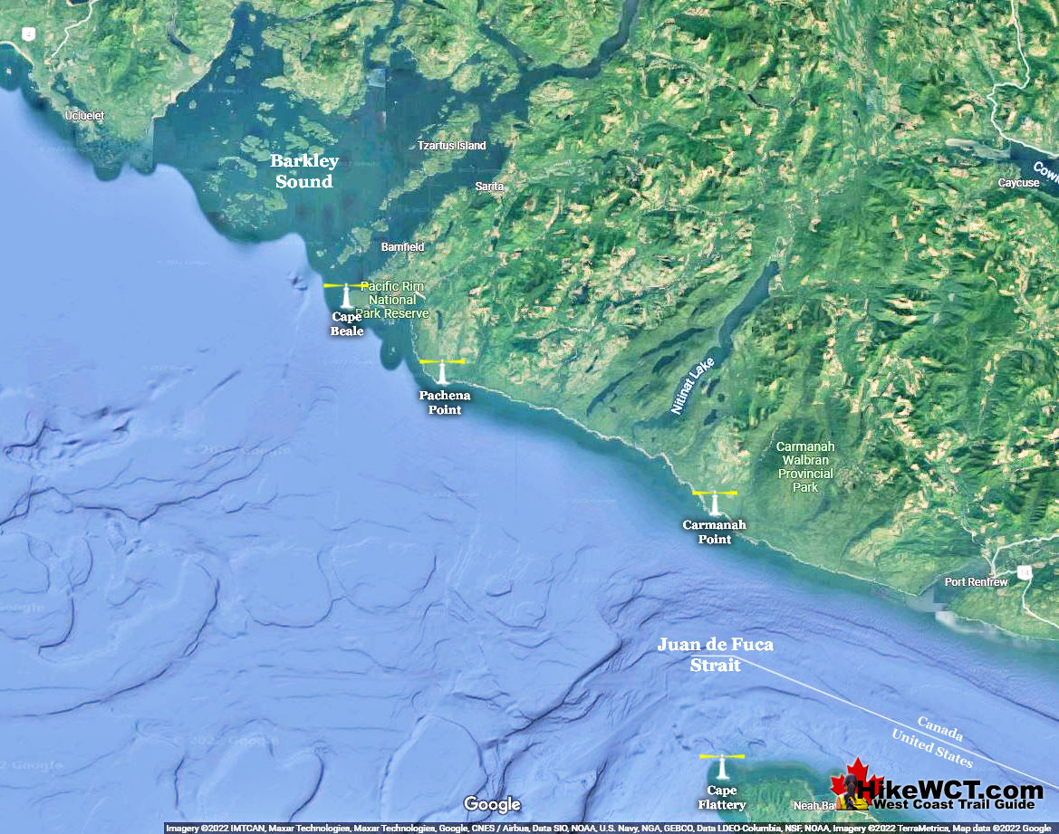 Cape Beale Lighthouse Map v2