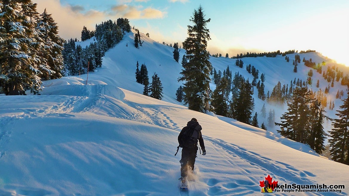 Snowshoeing to Elfin Lakes in Spring