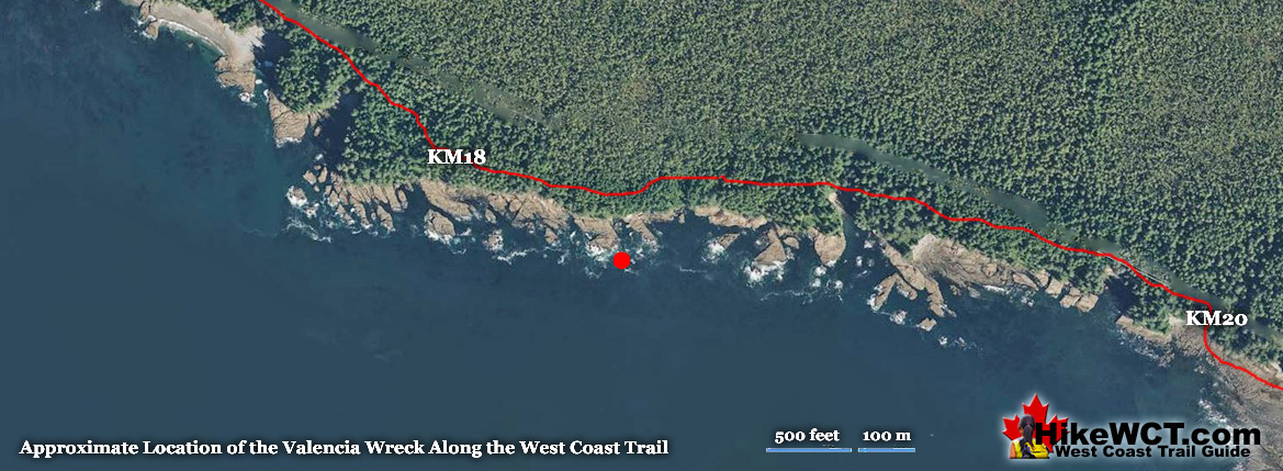 Valencia Wreck Site Map v10